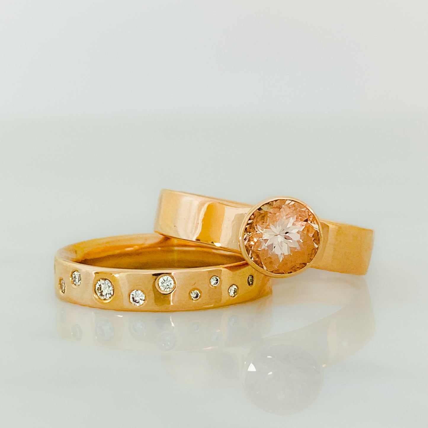 Rose Gold Serendipity Diamond Scatter Ring