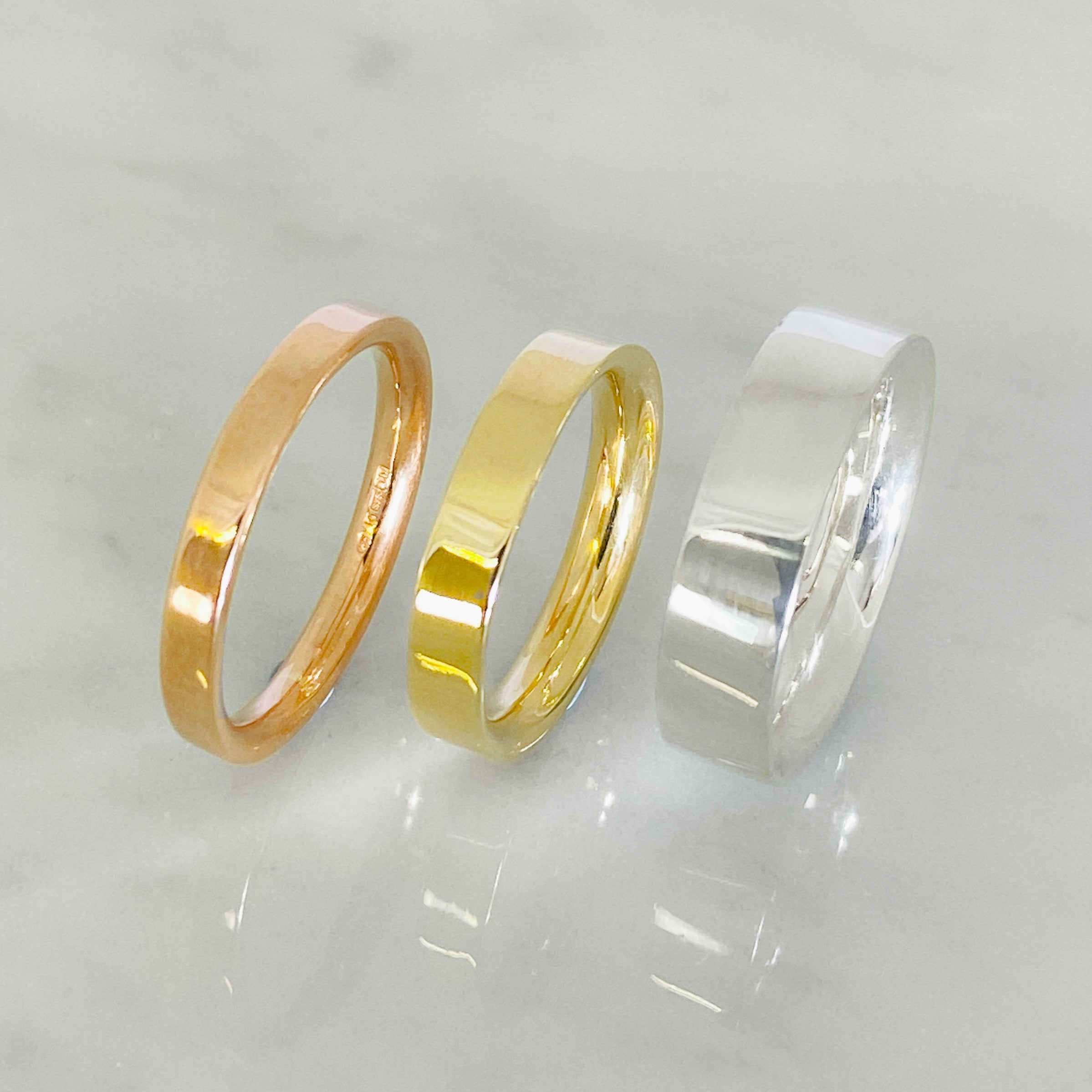 White Gold Classic Wedding Ring