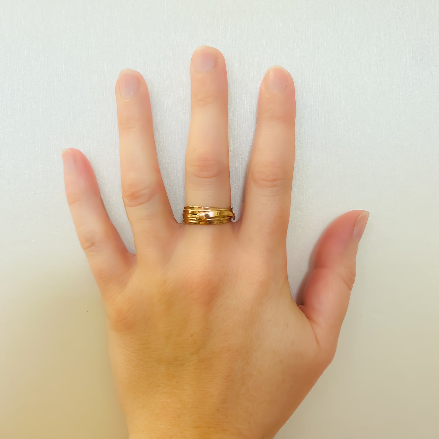 Rose Gold Wrapped Wedding Ring