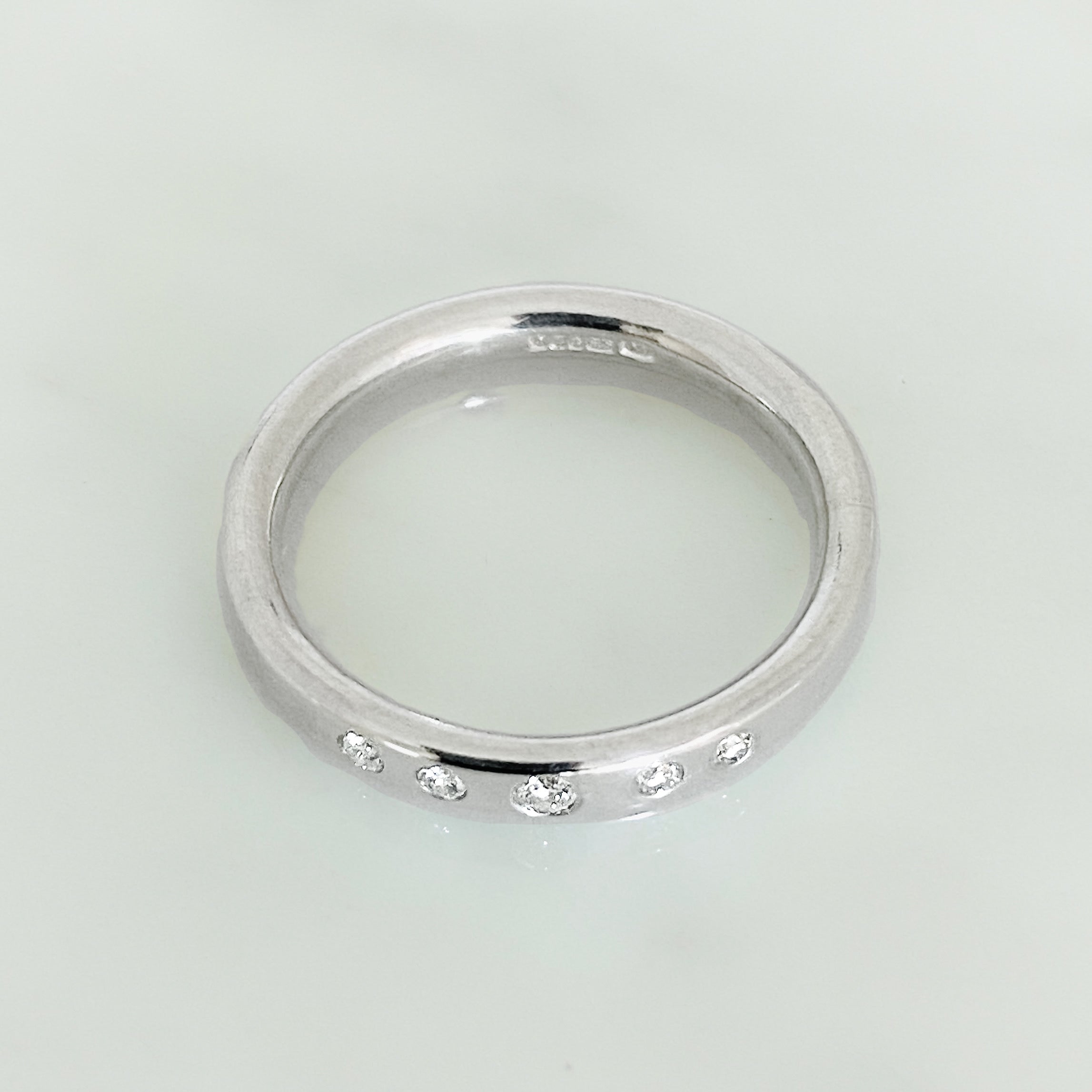 Silver Serendipity Diamond Row Ring