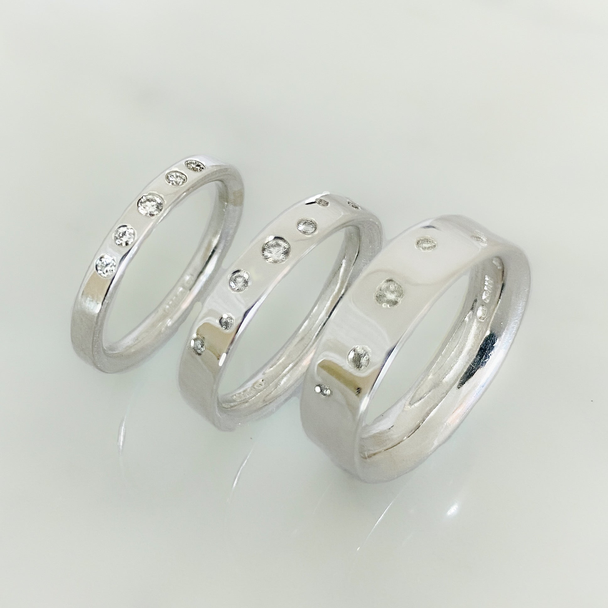 Platinum Serendipity Diamond Row Ring