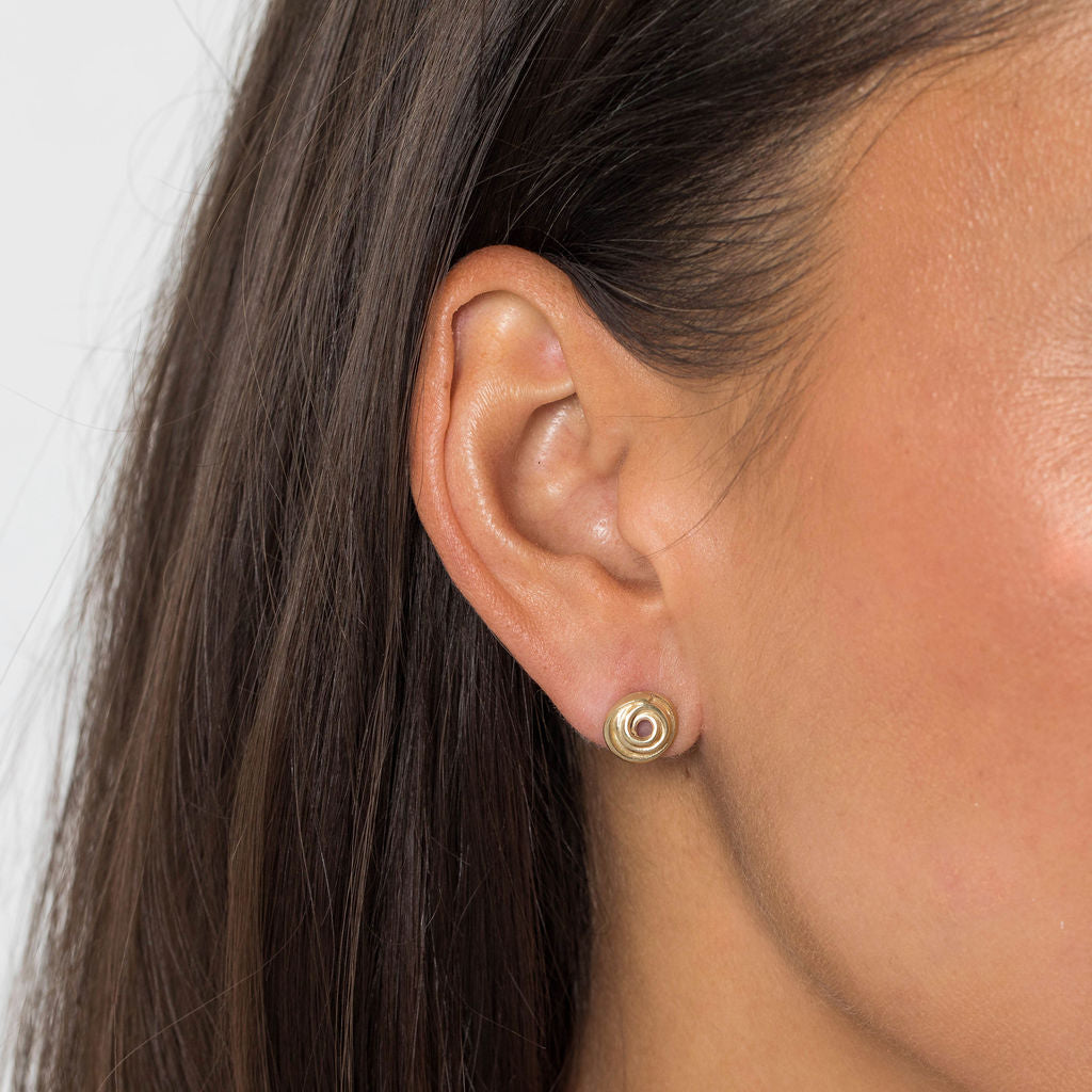 Miniature Gold Wrapped Studs