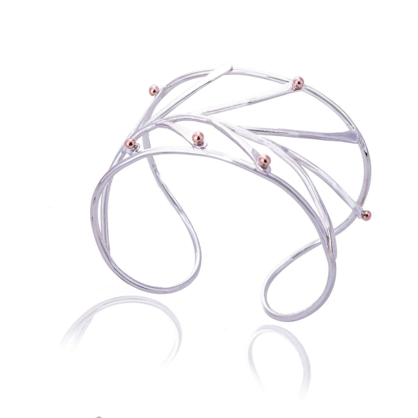 Breichled Cyff Rhedyn