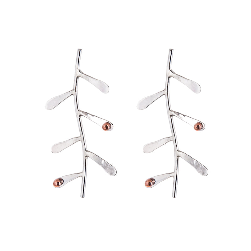 Long Fern Earrings