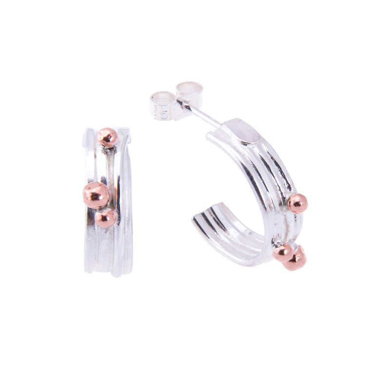 Clustdlysau Cylch wedi'u Lapio