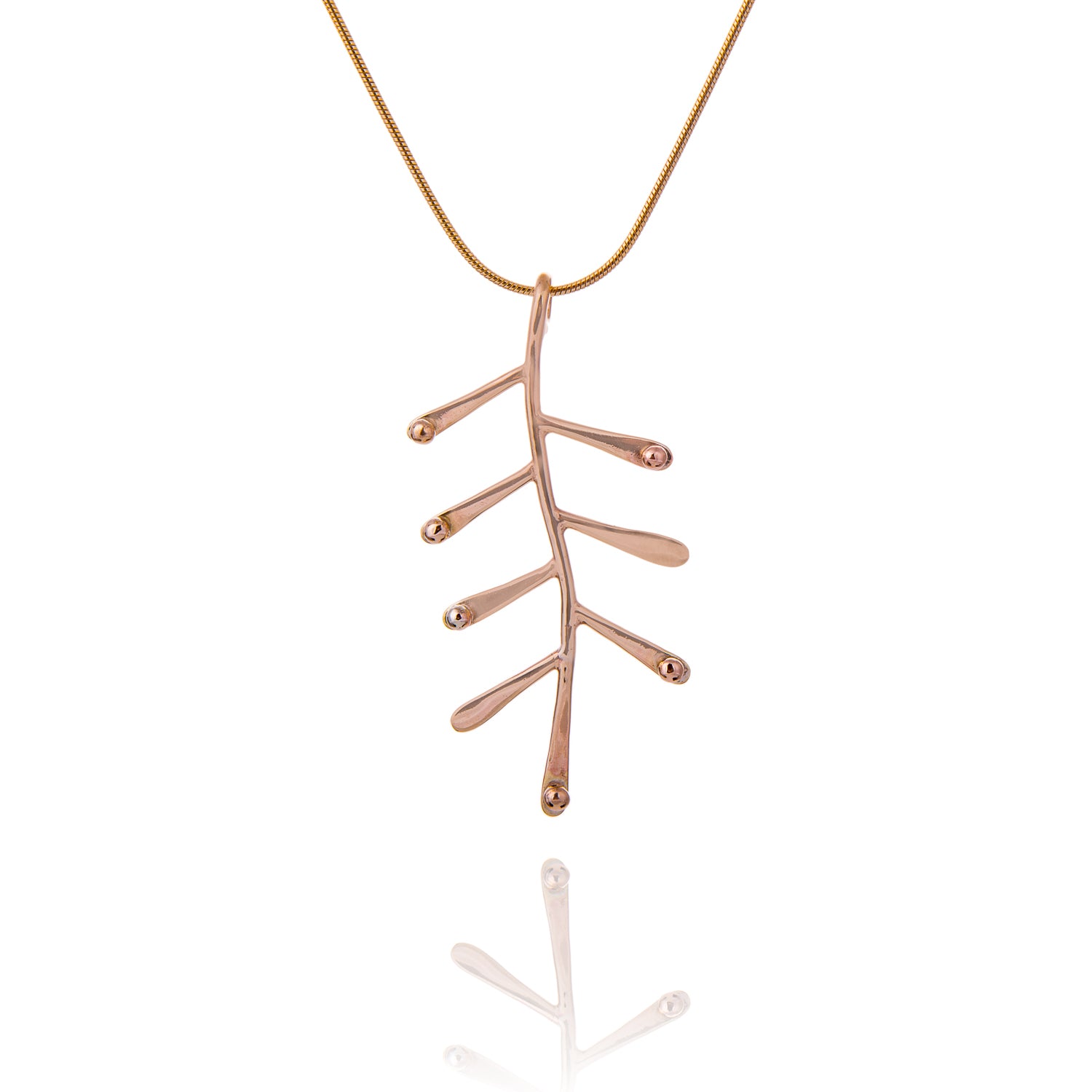 Gold Fern Pendant