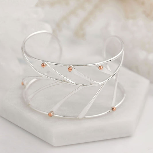 Breichled Cyff Rhedyn