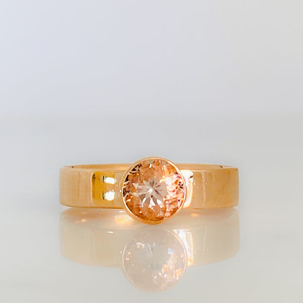 Rose Gold and Morganite Serendipity Engagement Ring
