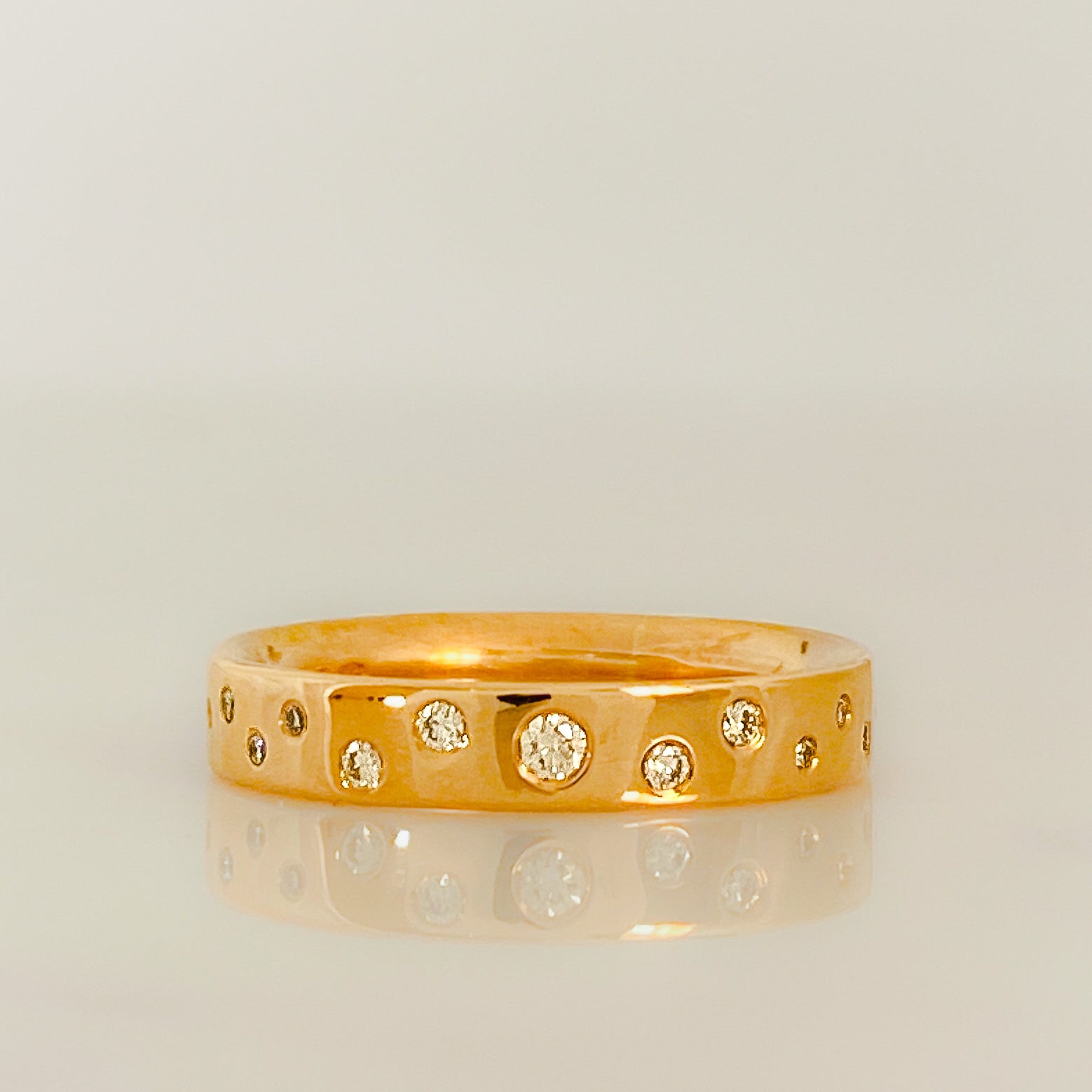 Rose Gold Serendipity Diamond Scatter Ring