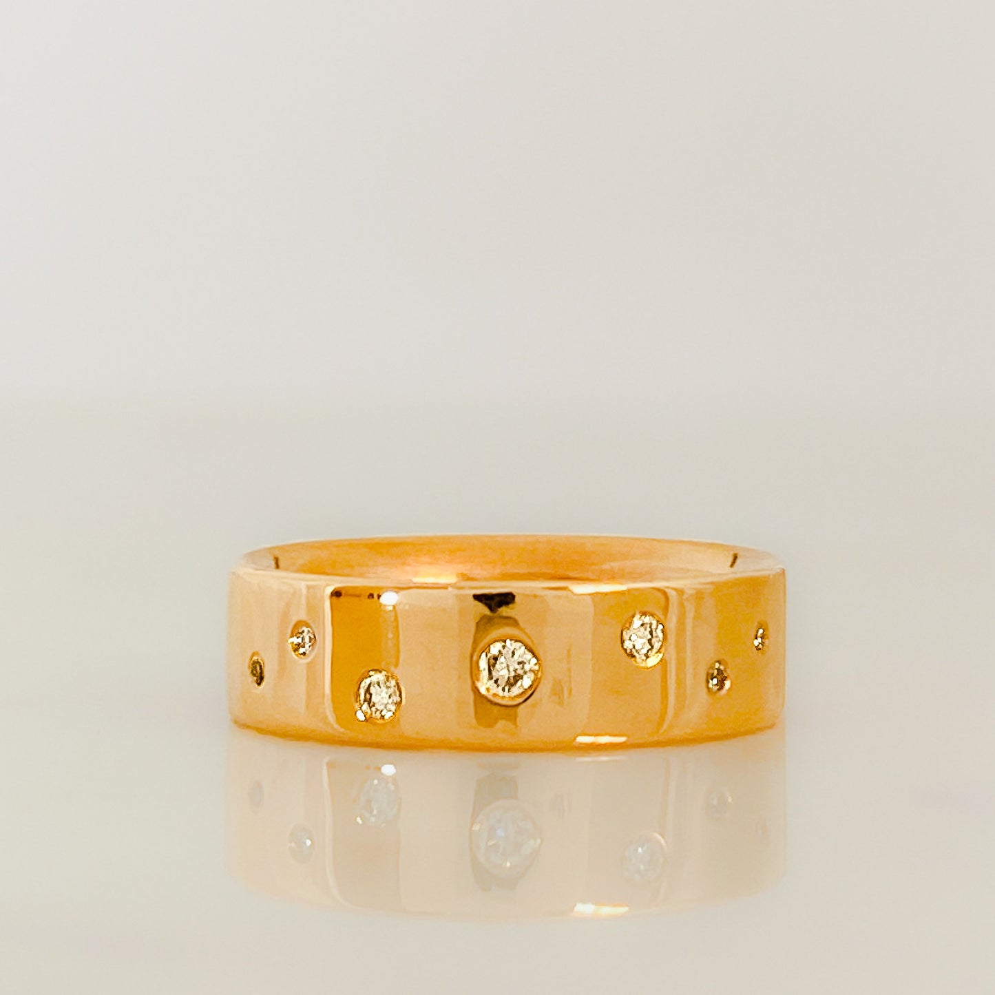 Rose Gold Serendipity Diamond Scatter Ring