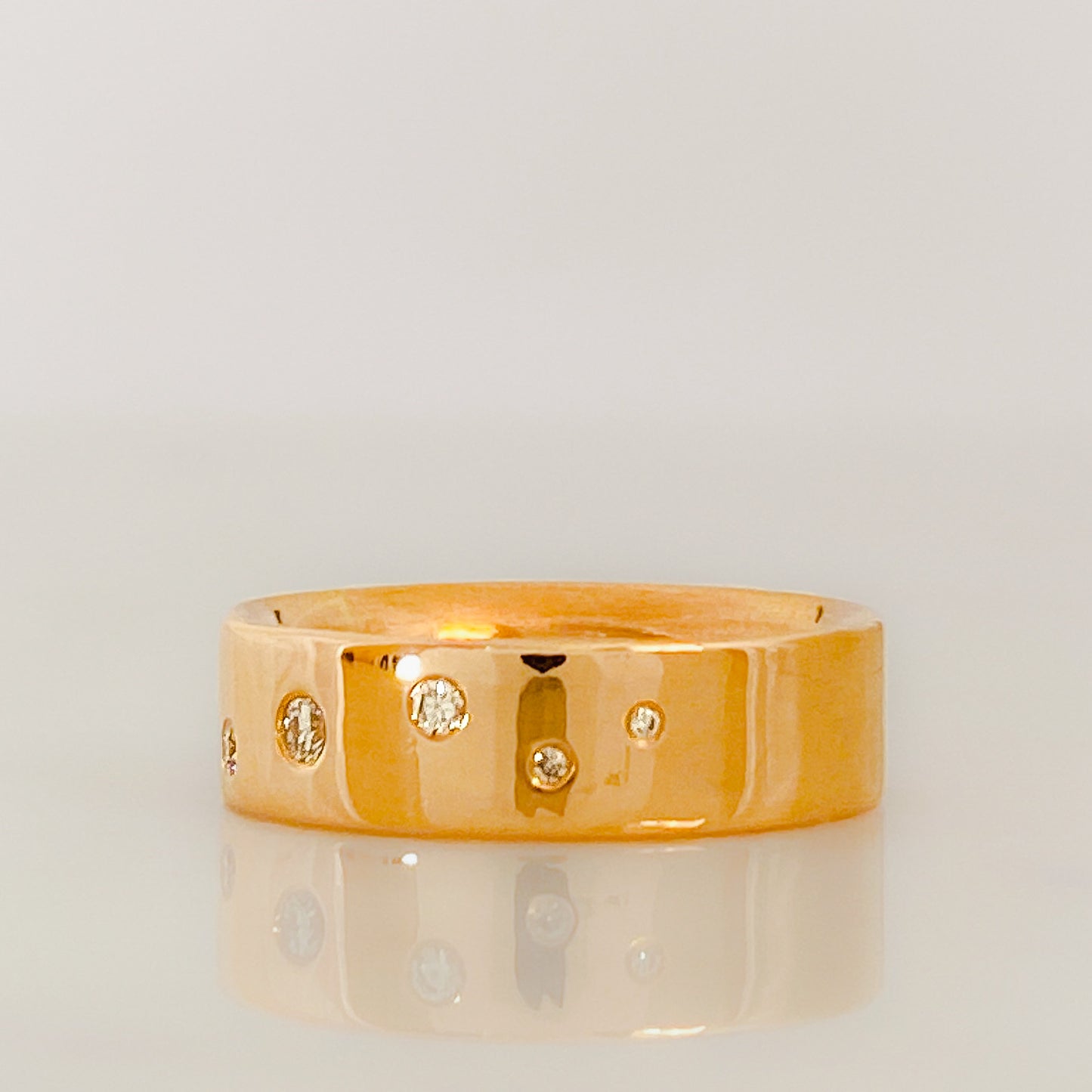 Rose Gold Serendipity Diamond Scatter Ring