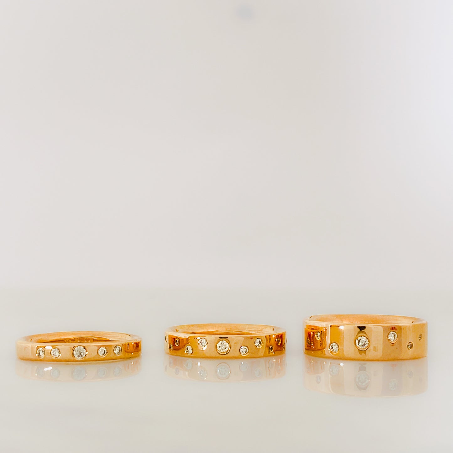 Rose Gold Serendipity Diamond Scatter Ring