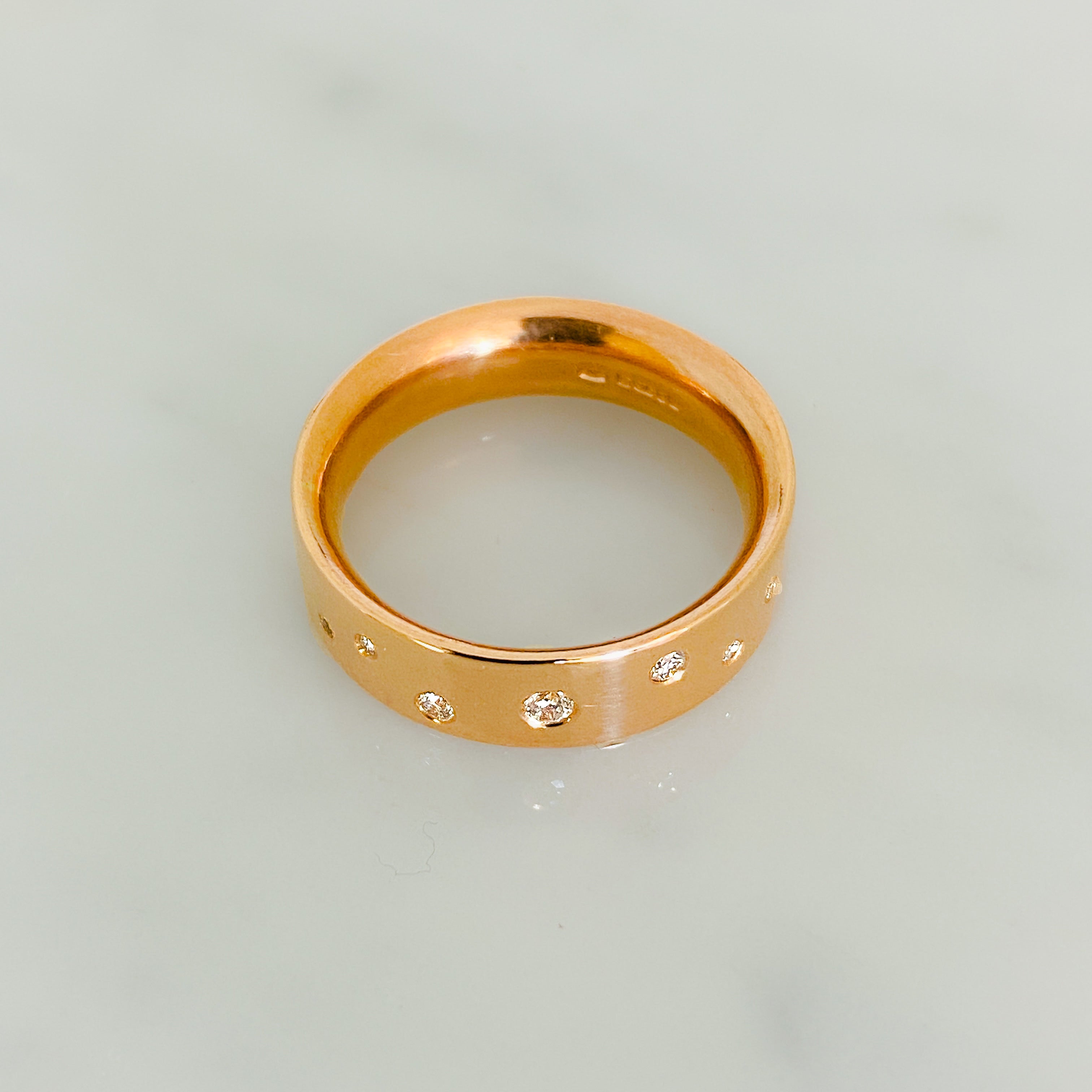 Rose Gold Serendipity Diamond Scatter Ring