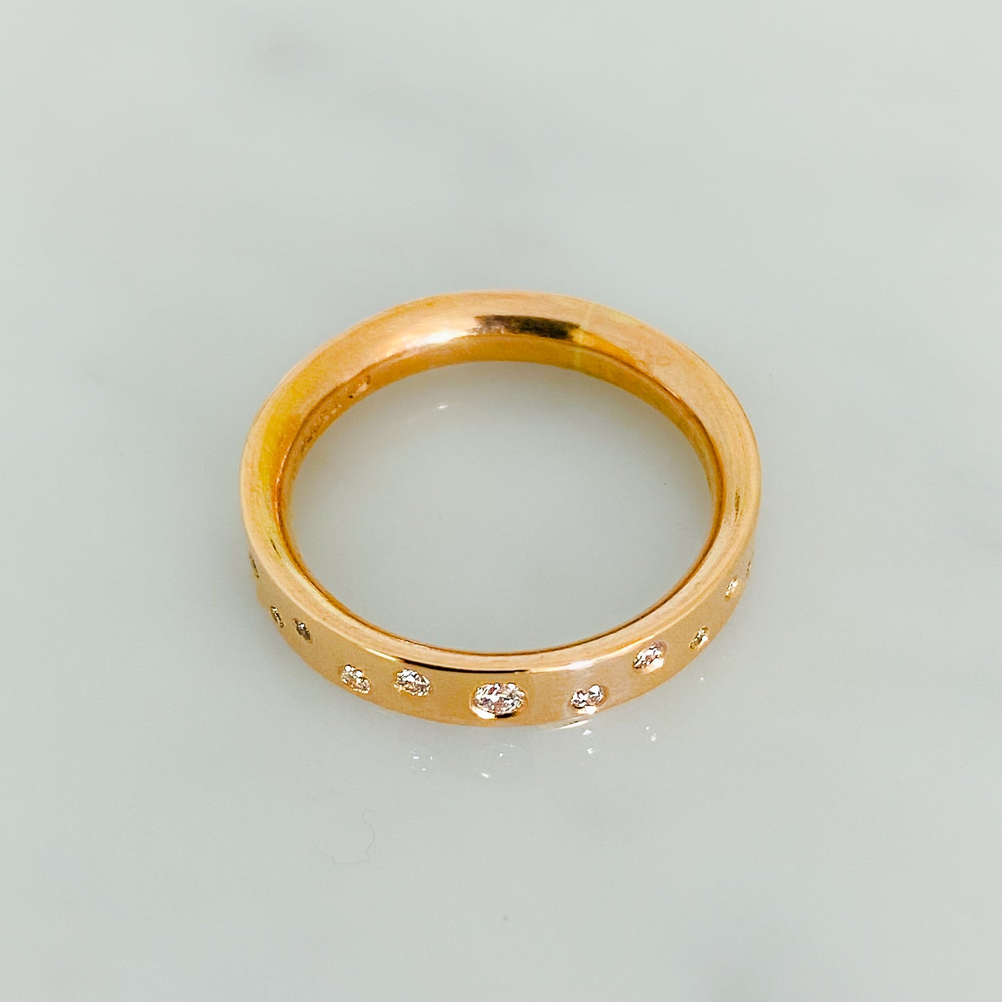 Rose Gold Serendipity Diamond Scatter Ring