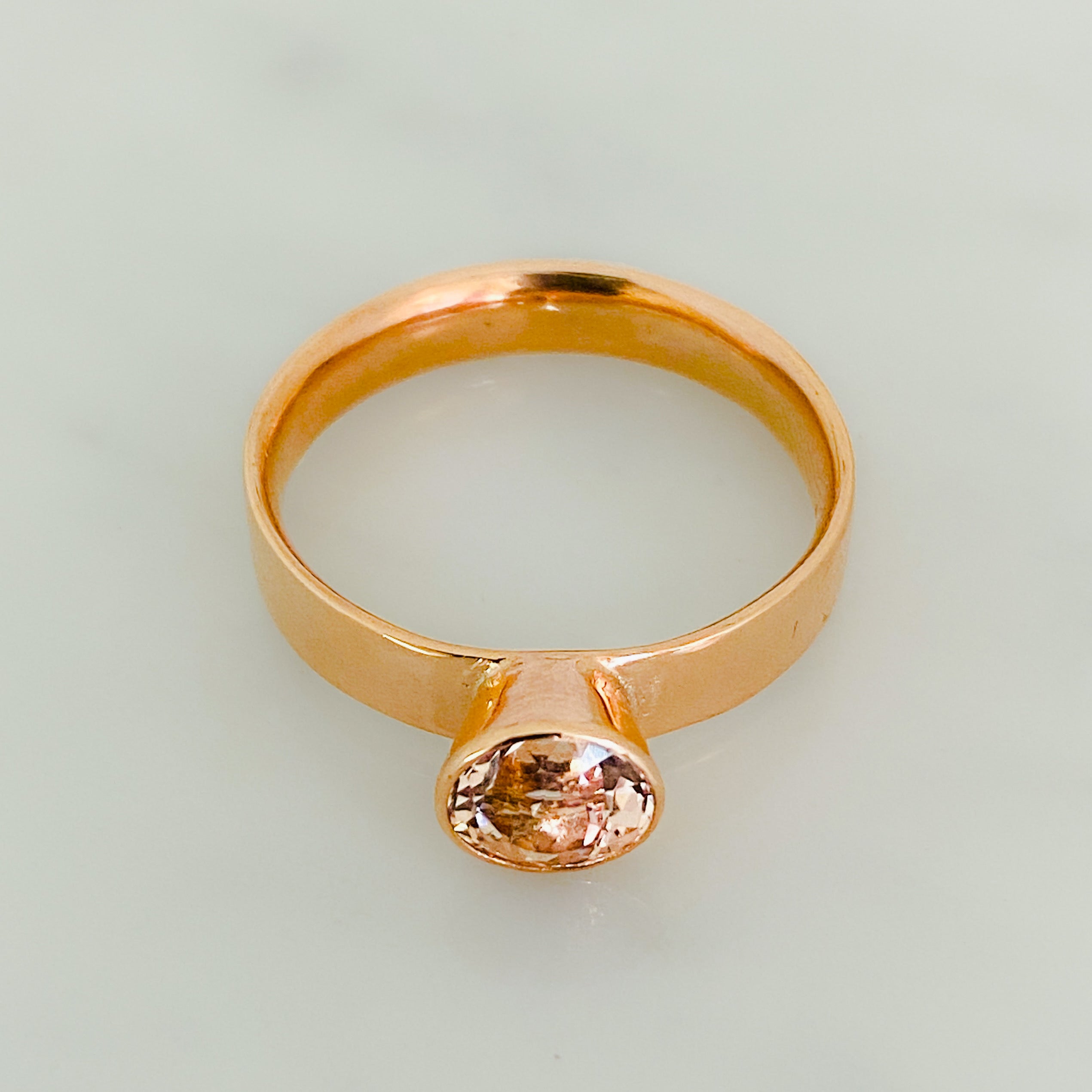 Rose Gold and Morganite Serendipity Engagement Ring