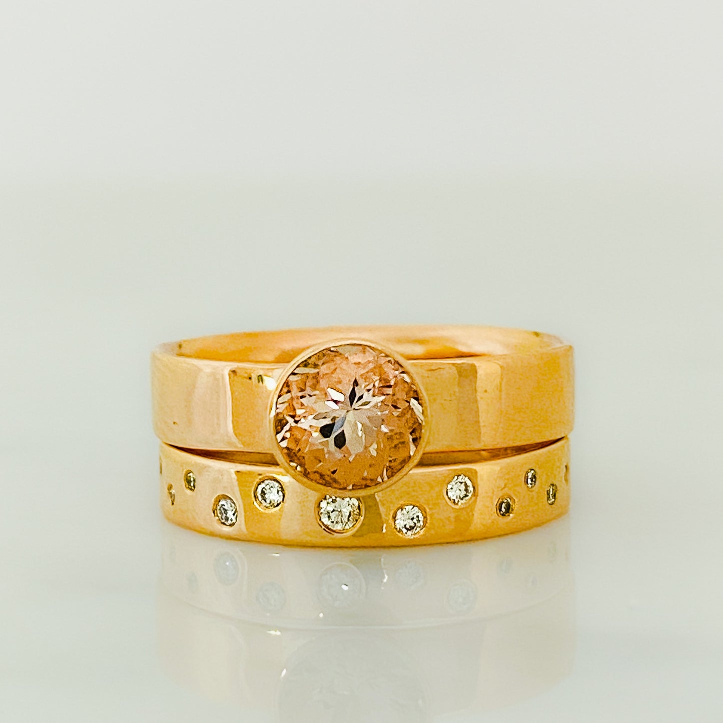 Rose Gold Serendipity Diamond Scatter Ring