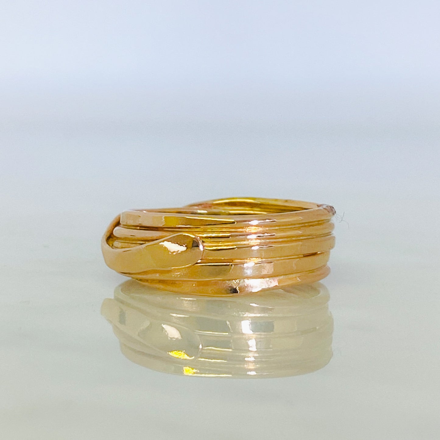 Rose Gold Wrapped Wedding Ring