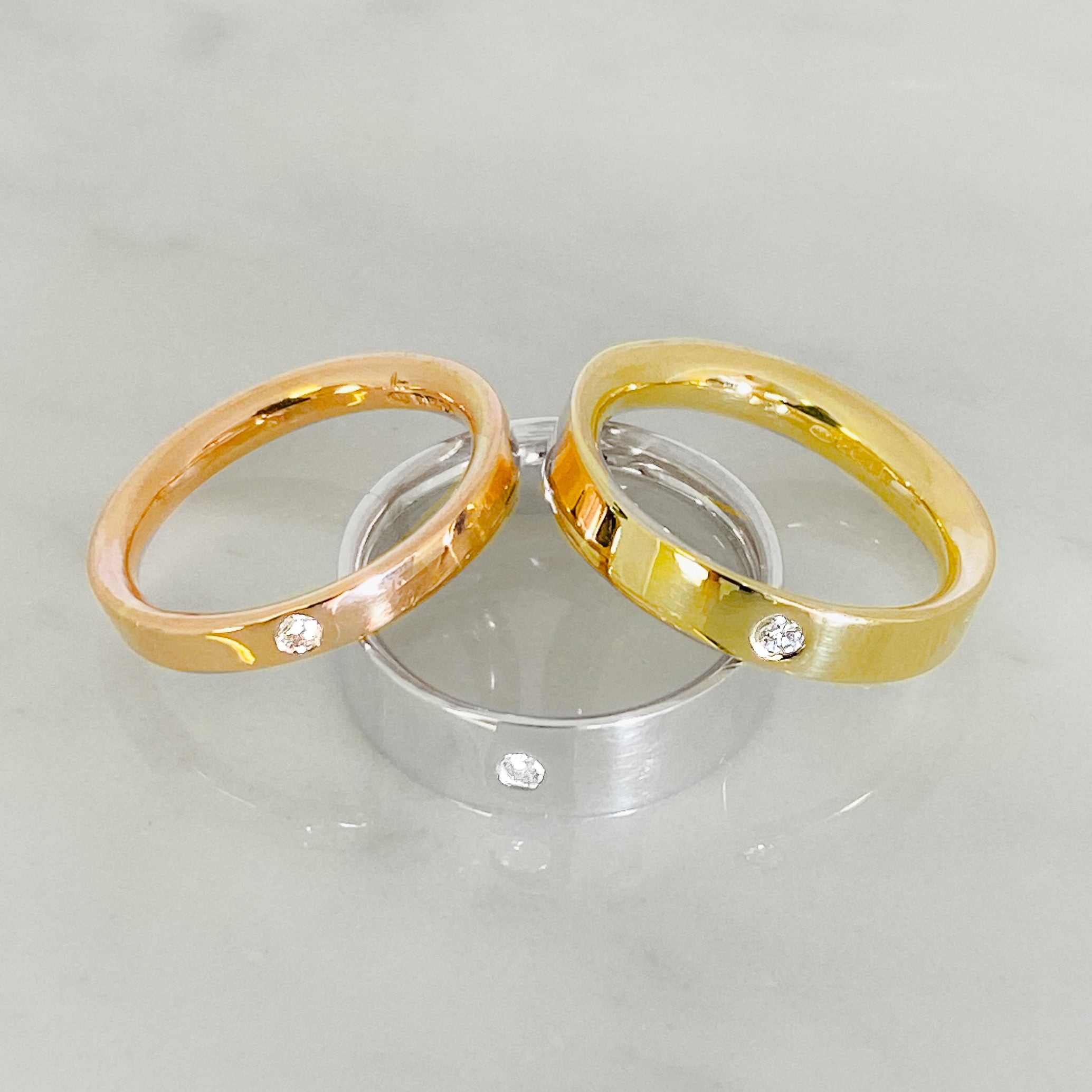 White Gold and Diamond Classic Wedding Ring