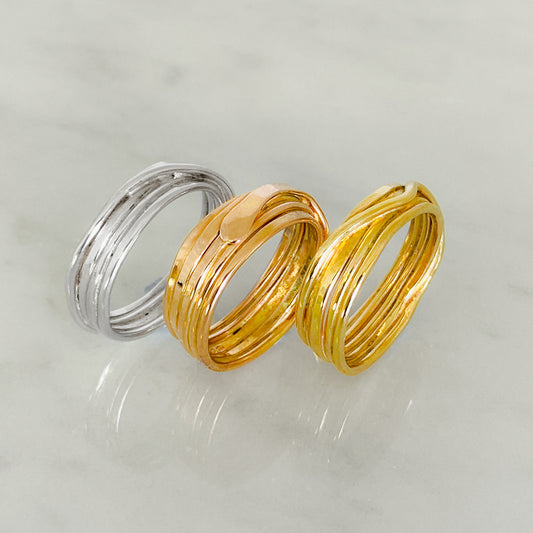 Gold Wrapped Wedding Ring