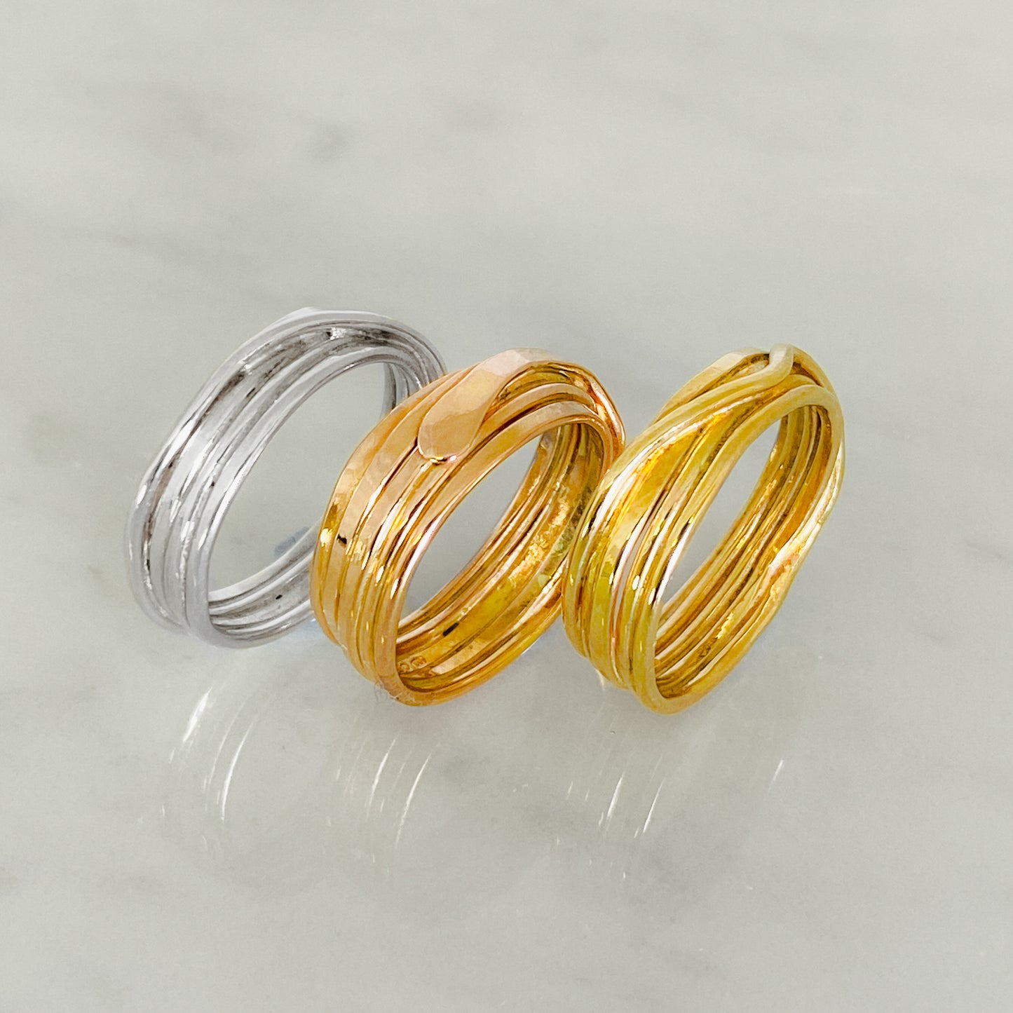 White Gold Wrapped Wedding Ring