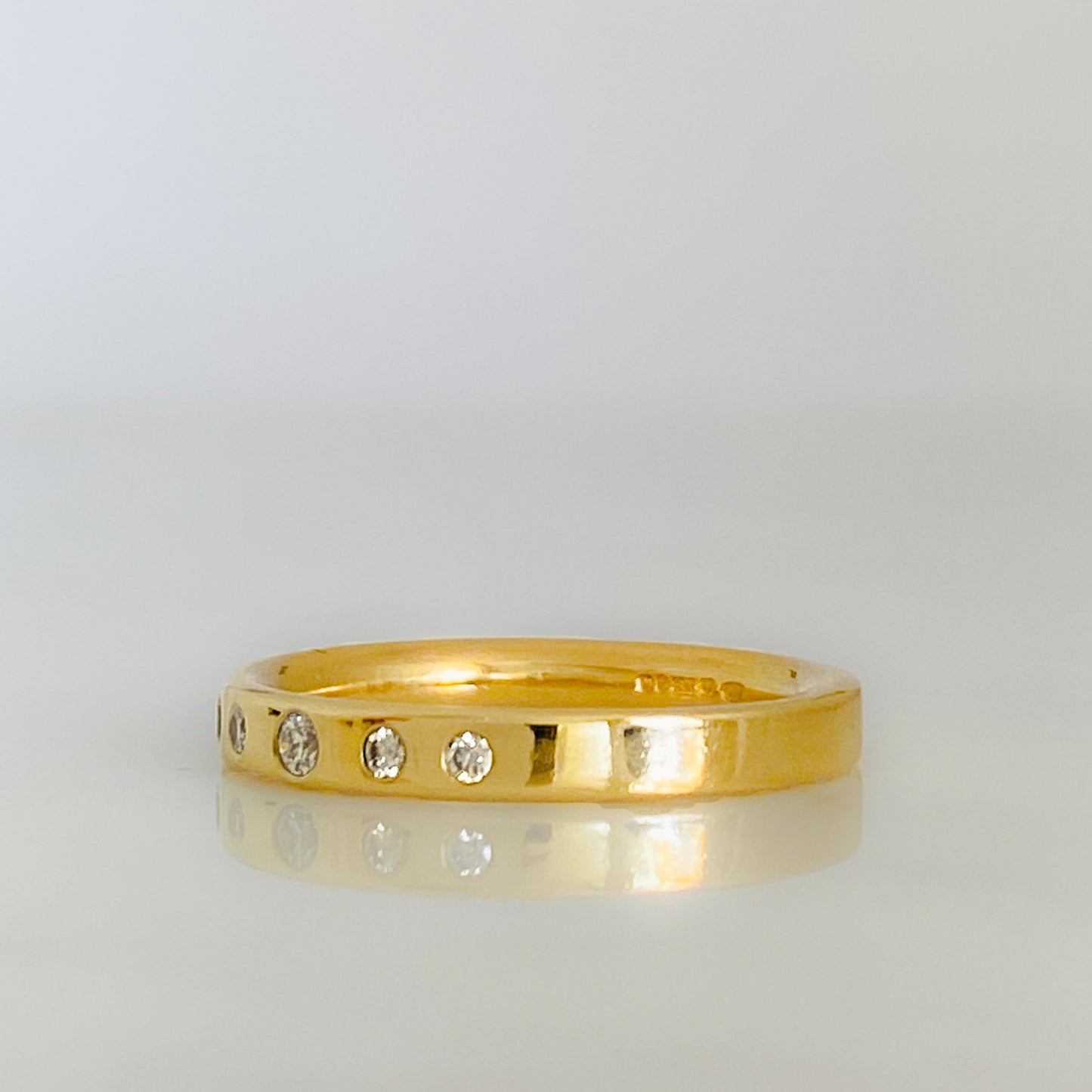 Gold Serendipity Diamond Row Ring