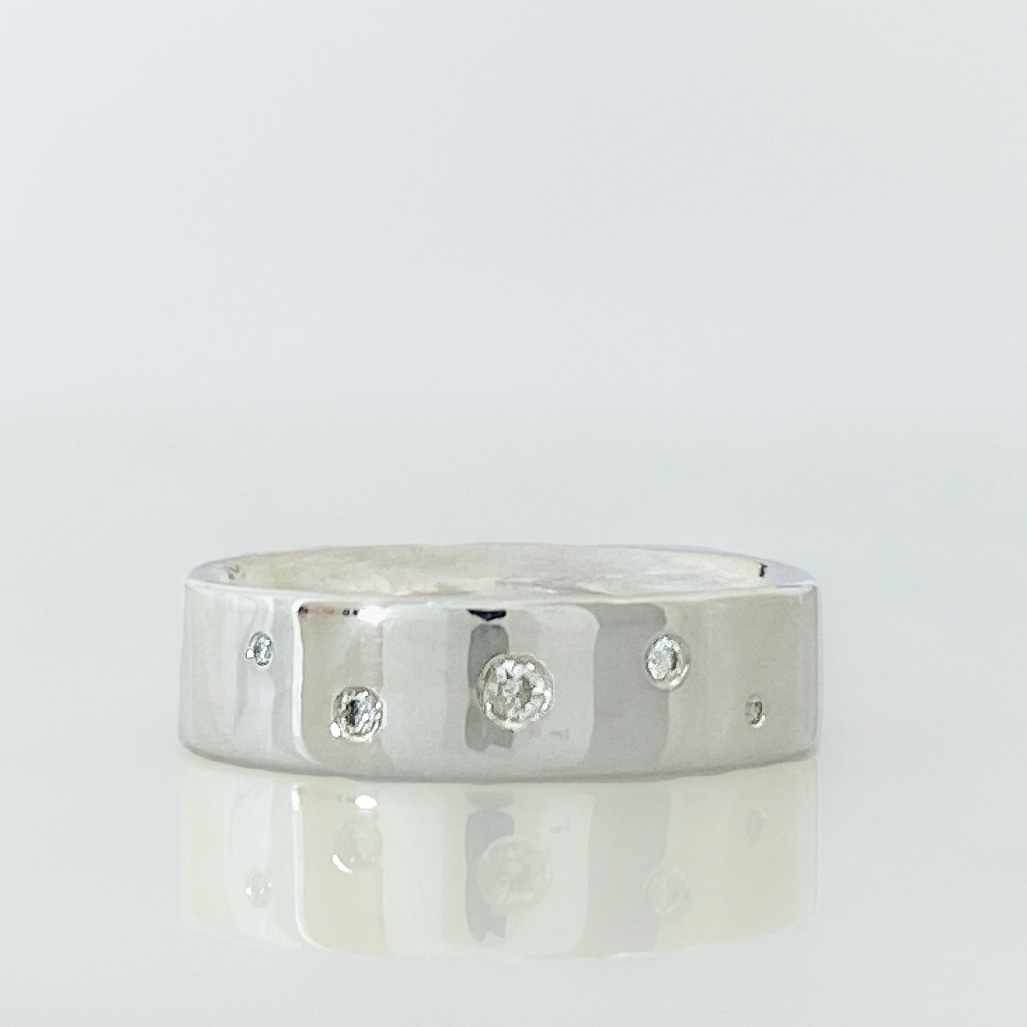 Platinum Serendipity Diamond Scatter Ring
