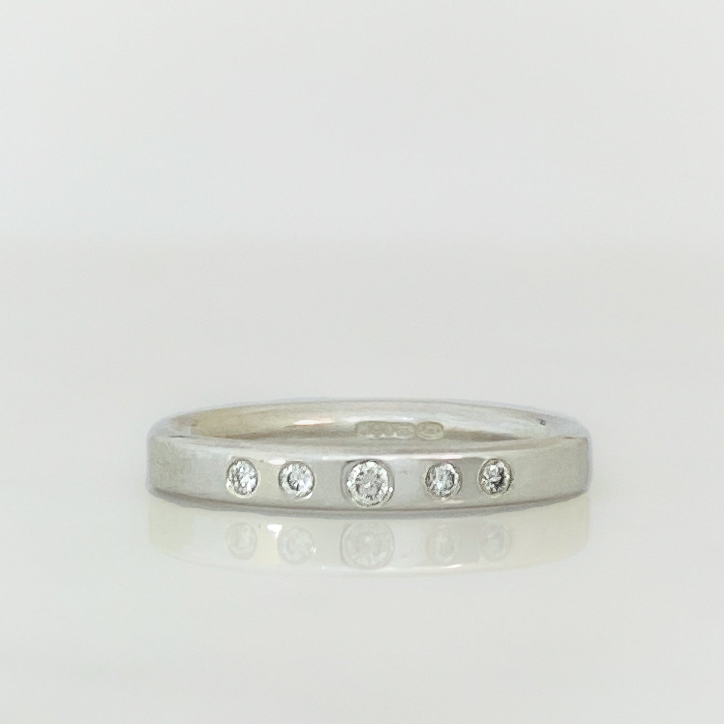 Platinum Serendipity Diamond Row Ring