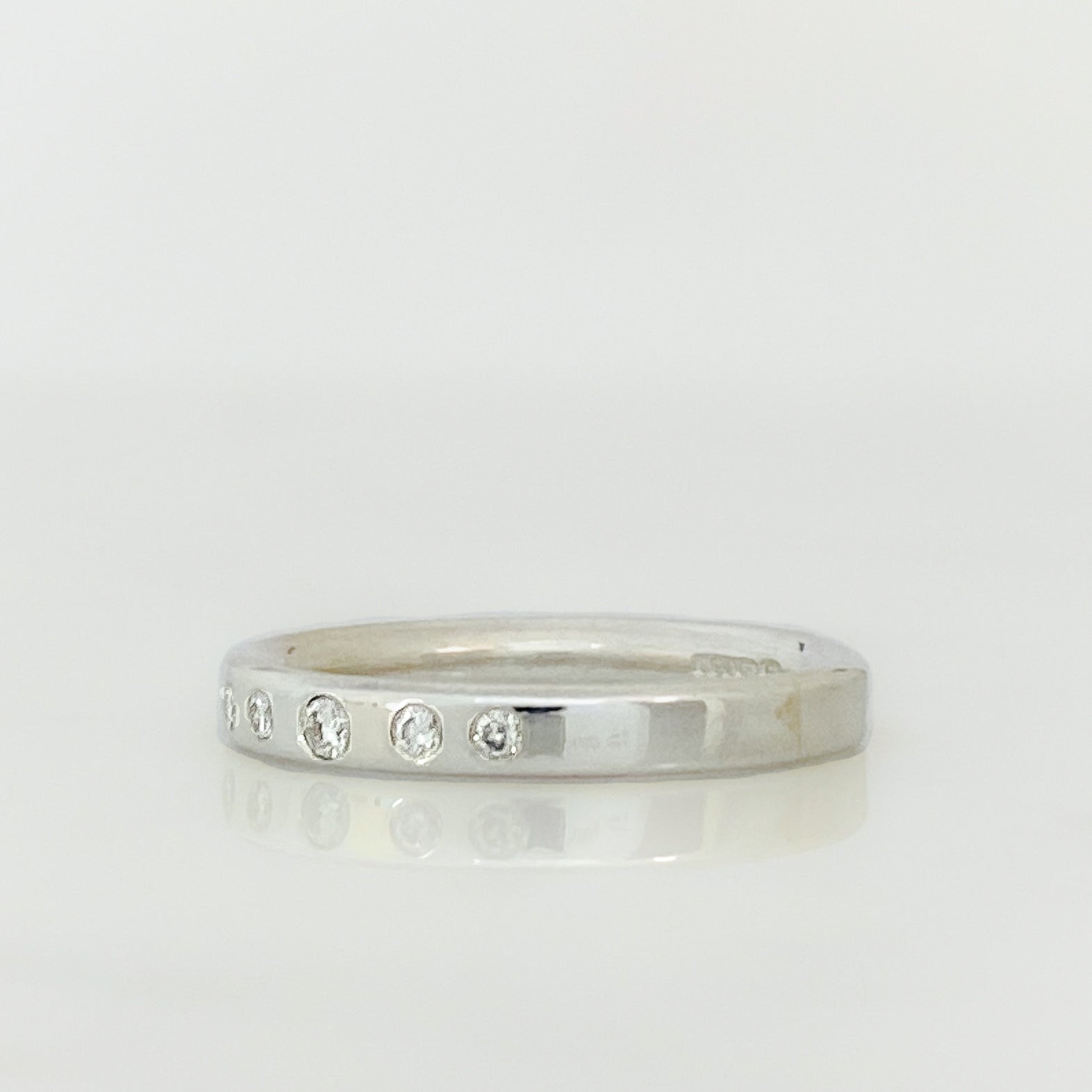 Silver Serendipity Diamond Row Ring