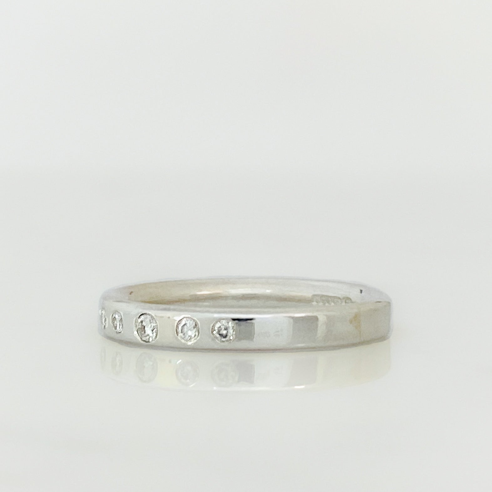 White Gold Serendipity Diamond Row Ring