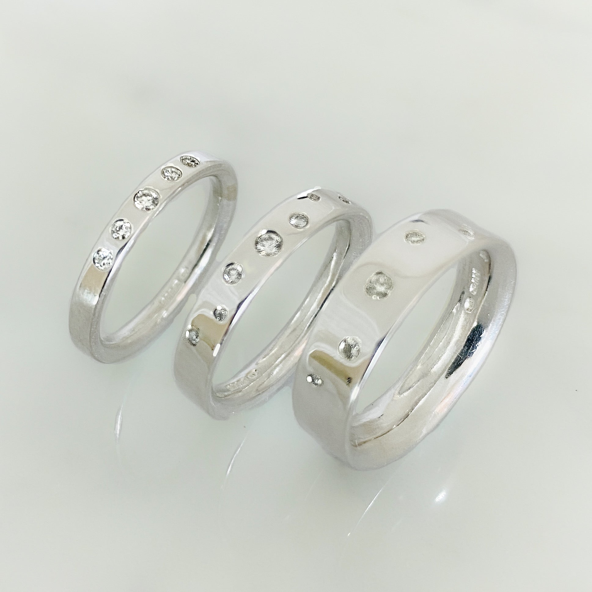 Platinum Serendipity Diamond Scatter Ring