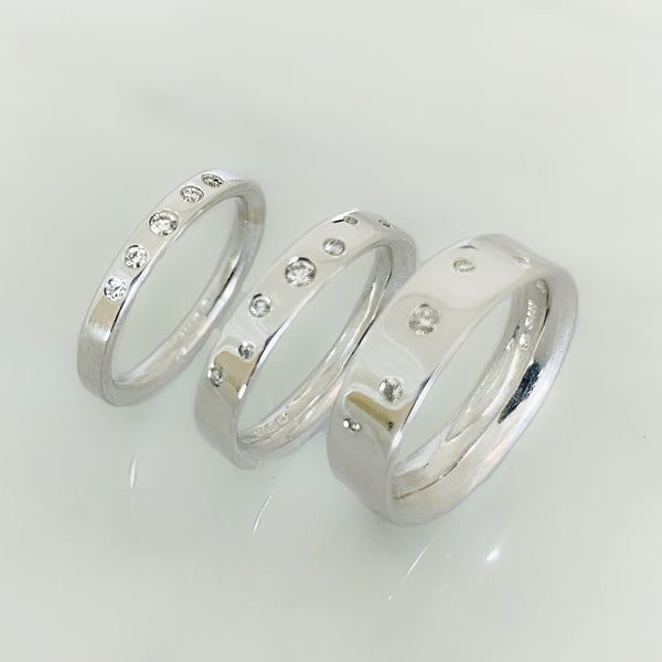 Platinum Serendipity Diamond Scatter Ring