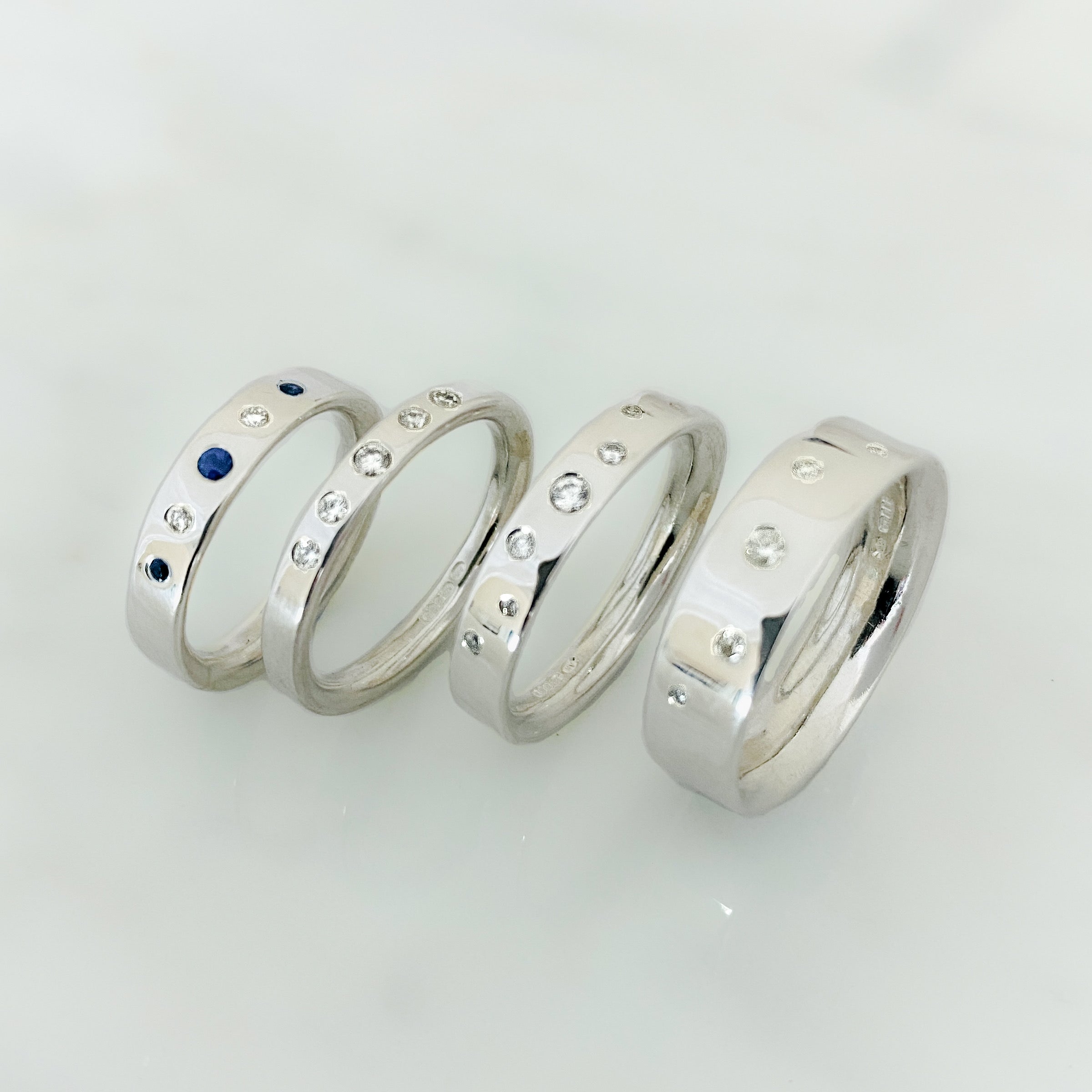 Platinum Serendipity Diamond Scatter Ring