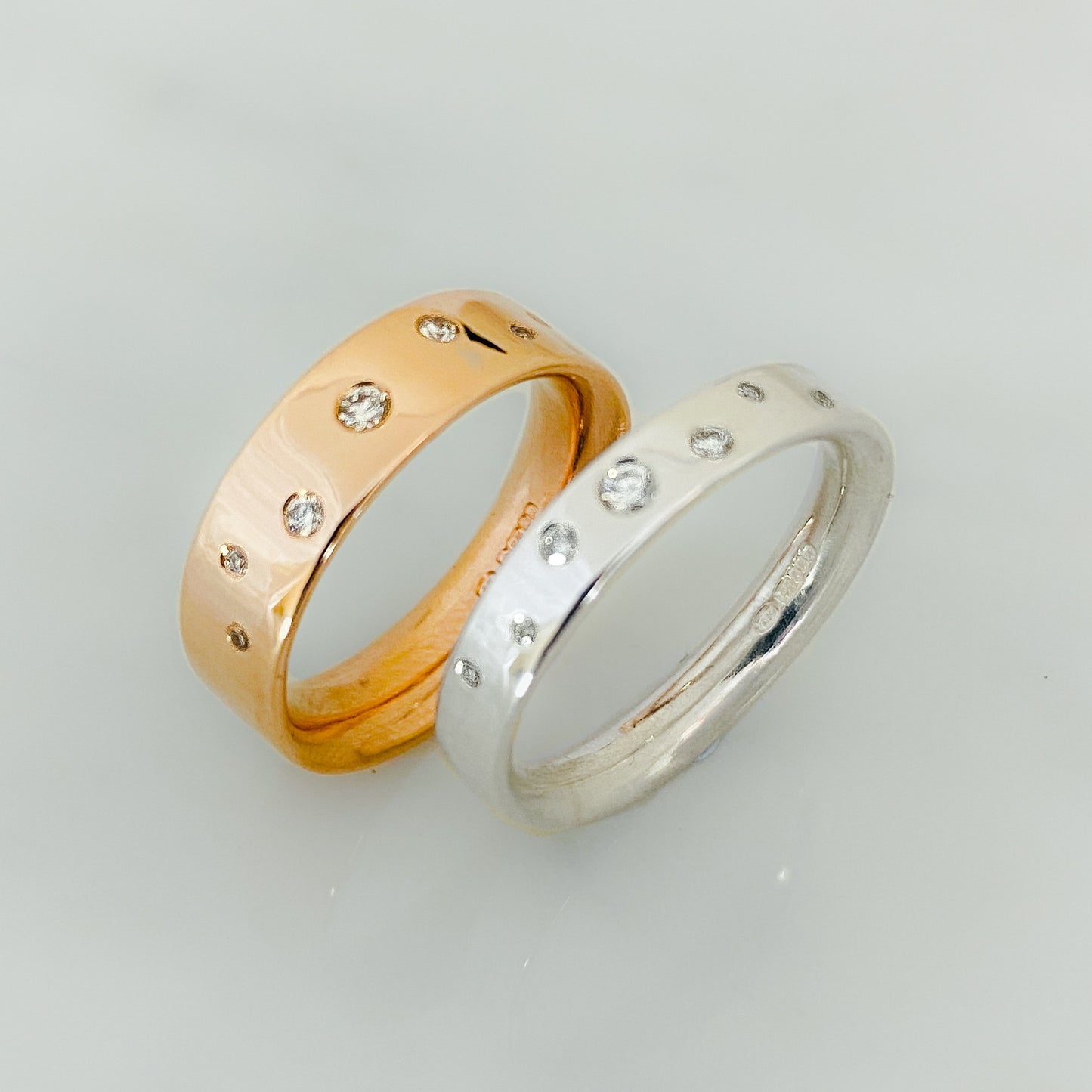 Platinum Serendipity Diamond Scatter Ring