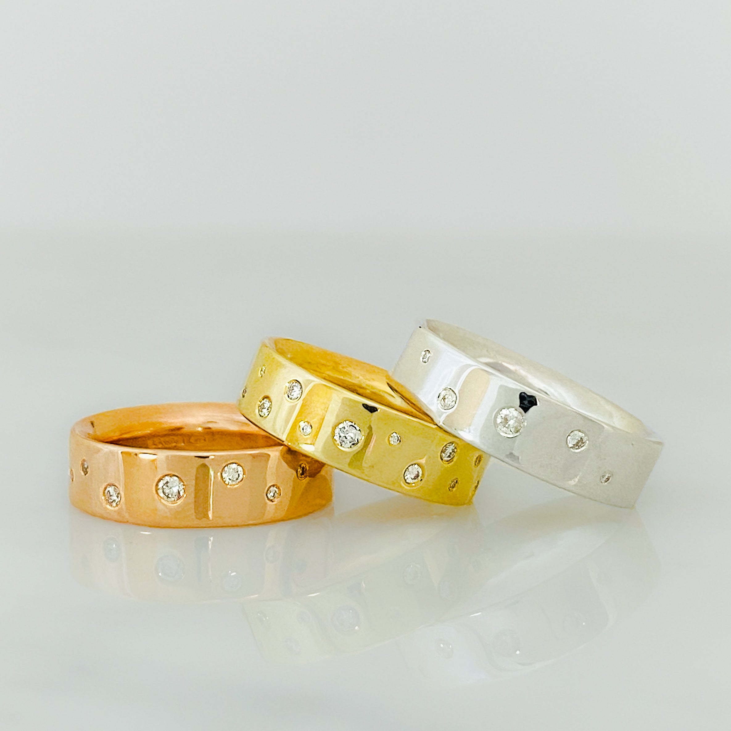 Platinum Serendipity Diamond Scatter Ring